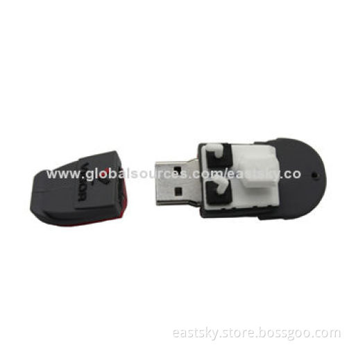 Custom Yacht-shaped USB flash drive, made of soft PVC material, OEM orders welcome
